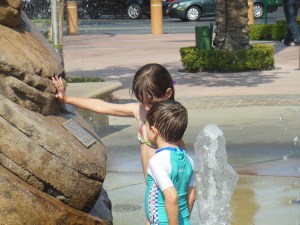 "It says 'No Climbing'!" Princess Imagination is so proud that she can read!