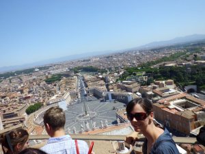 View from the top (almost worth the climb!)